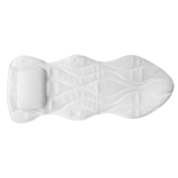 Super Thick Large Bath Cushion Spa With Pillow PVC Non-Slip Mattress Home Full Body Quick Dry For Adults Suction Cup Shower